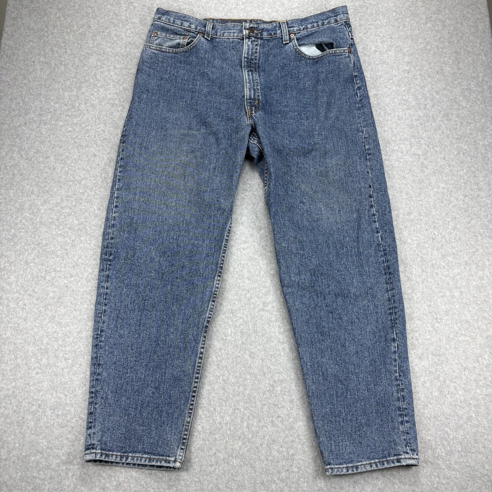 Vintage Levi's 550 Jeans Mens 40x30 Blue Denim Tapered Leg Relaxed Fit Made USA
